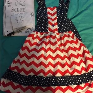 🌹Girls 7/8 Boutique Dress🌹Americana